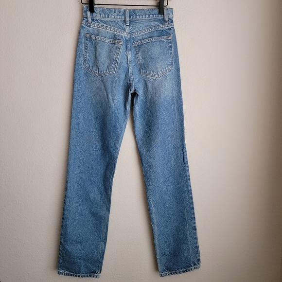 Reformation Cynthia High Rise Straight Jeans in Colorado size 24 NWT - Picture 10 of 13